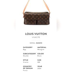 LV monogram vivacite mm